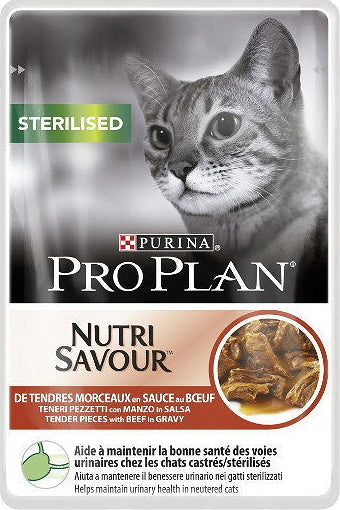 PRO PLAN STERILISIERTES Rindfleisch 85g - PURINA