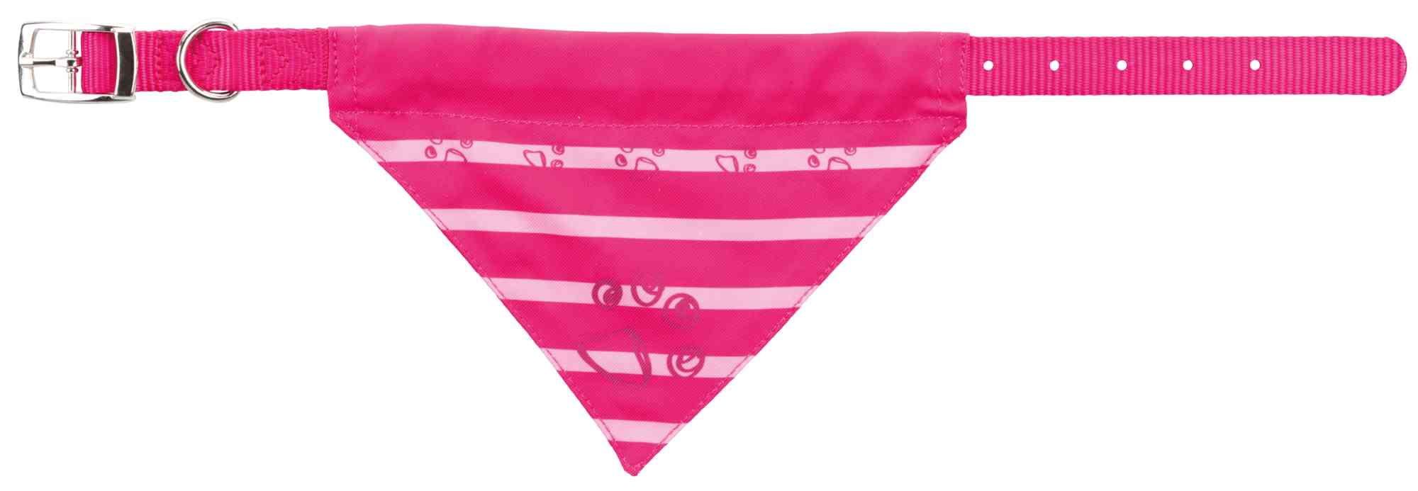 Nylonkragen mit Schal, M-L: 43-55 cm/25 mm, fuchsia [TX-30914] - TRIXIE