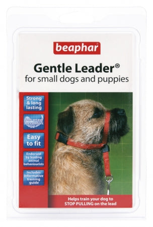 GENTLE LEADER S - kleines rotes Halsband für Hunde - BEAPHAR