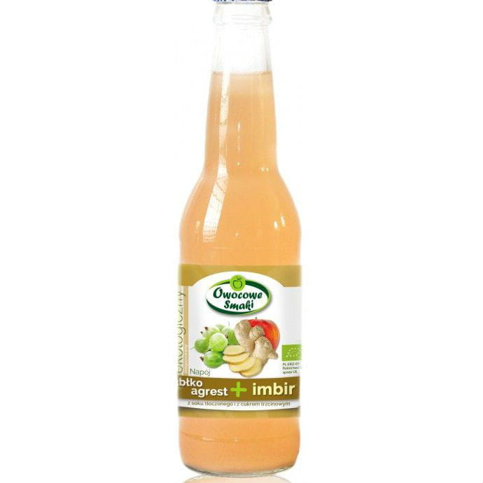 Organic Gooseberry-Ginger Drink 330 ml - FRUITY FLAVOR