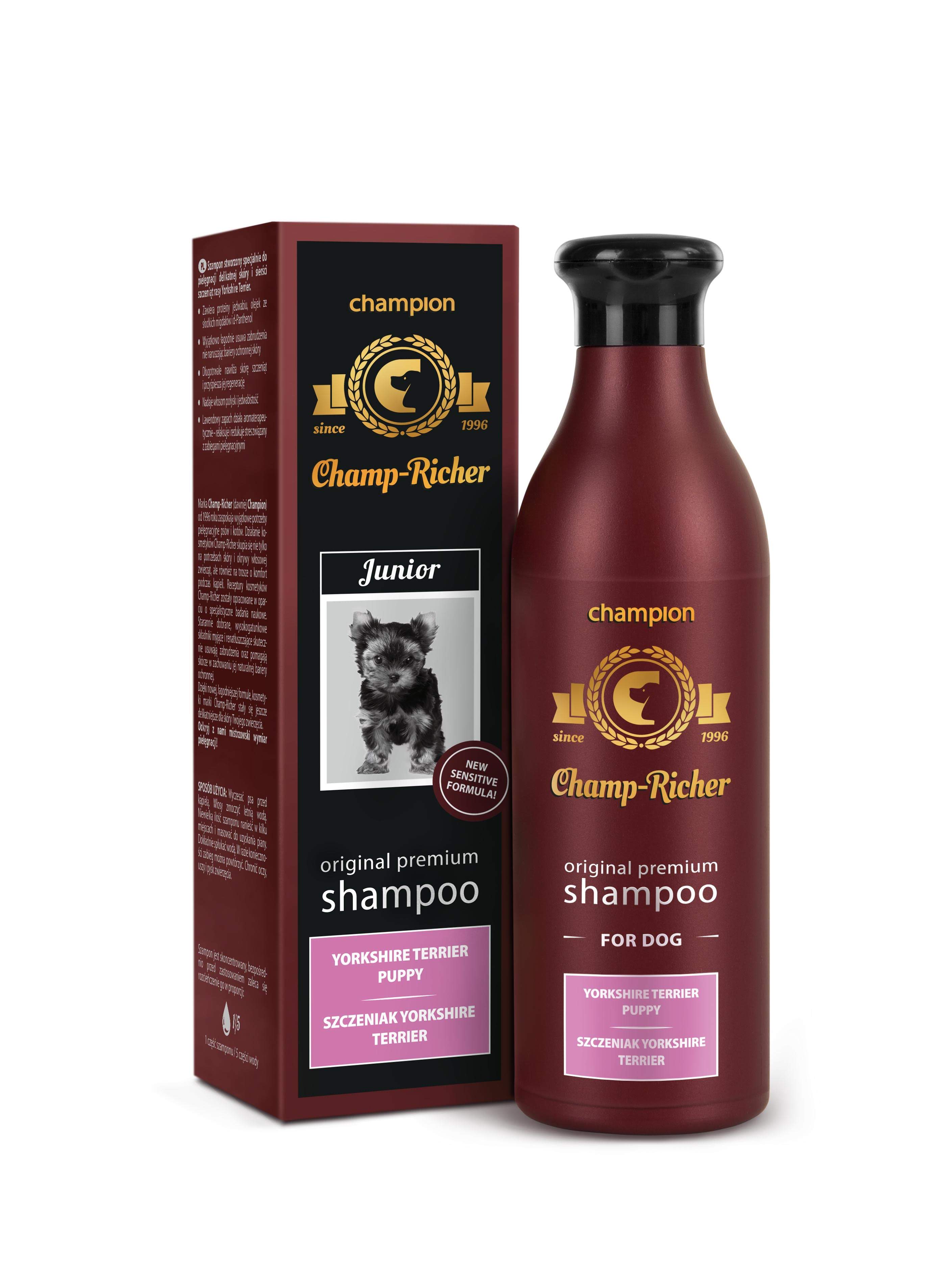 (CHAMPION) Yorkshire Terrier Welpenshampoo 250 ml - CHAMP-RICHER