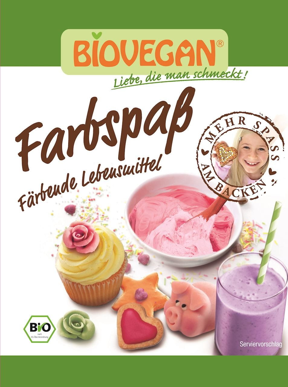 Bezlepková potravinářská barviva BIO 5 x 8 g - BIO VEGAN