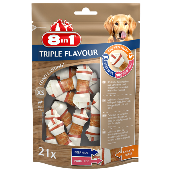 Treat 8in1 Triple Flavour XS [T144434] 21 Stk. - 8IN1