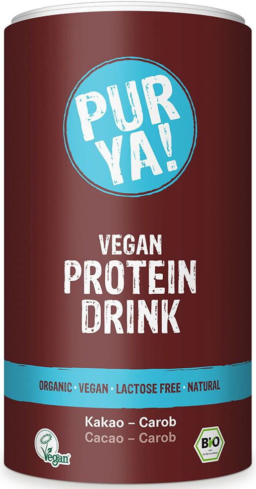 Proteinový nápoj s kakaem a svatojánským chlebem v prášku BIO 550 g - PUR YA!