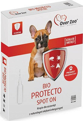 Bio Protecto Spot On Tropfen für Welpen 4x1ml - OVERZOO