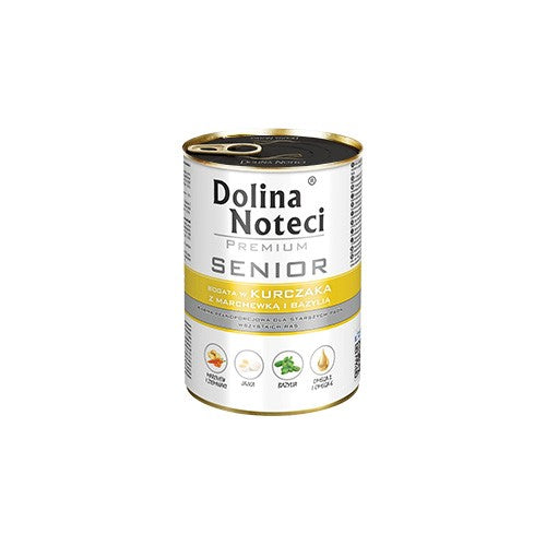 SENIOR Reich an Huhn mit Karotten und Basilikum 400 g - DOLINA NOTECI