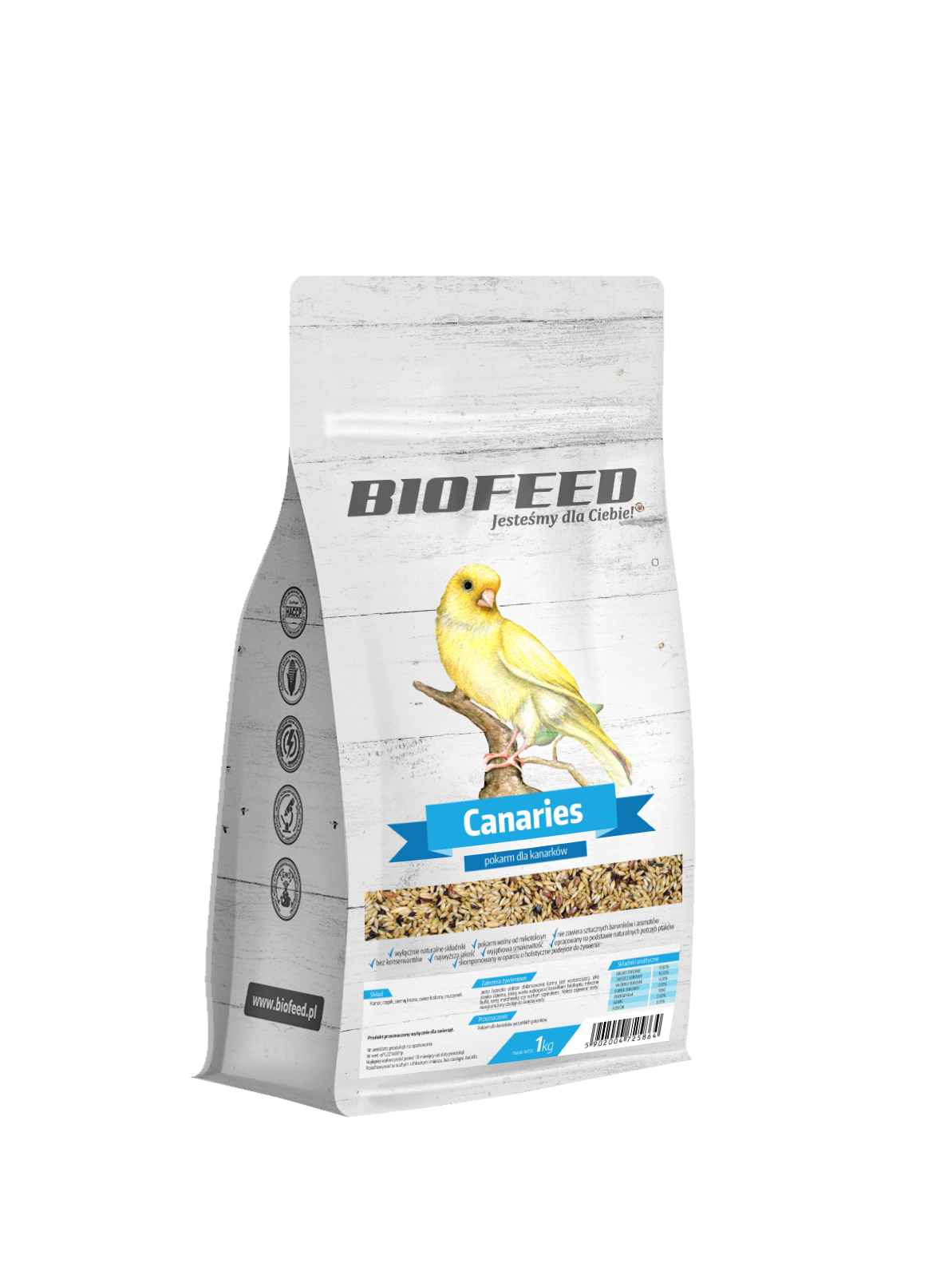 Basic Kanarienvögel - Kanarienvogel 1kg - BIOFEED