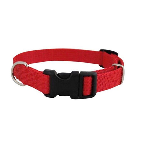 Glattes verstellbares Halsband 16 - rot - CHABA