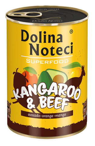 SUPERFOOD Känguru und Rind 400g - DOLINA NOTECI