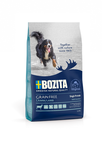 Hund Getreidefrei Adult Sensitive Single Protein Lamm 1,1 kg - BOZITA