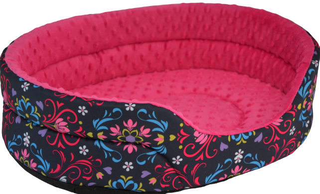 BETT OVAL MINKY Nr. 6 70x60 Łowicki rosa - VIK