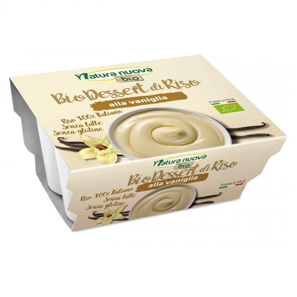 Bezlepková rýžová kaše s vanilkou BIO 4x100 g - NATURA NUOVA