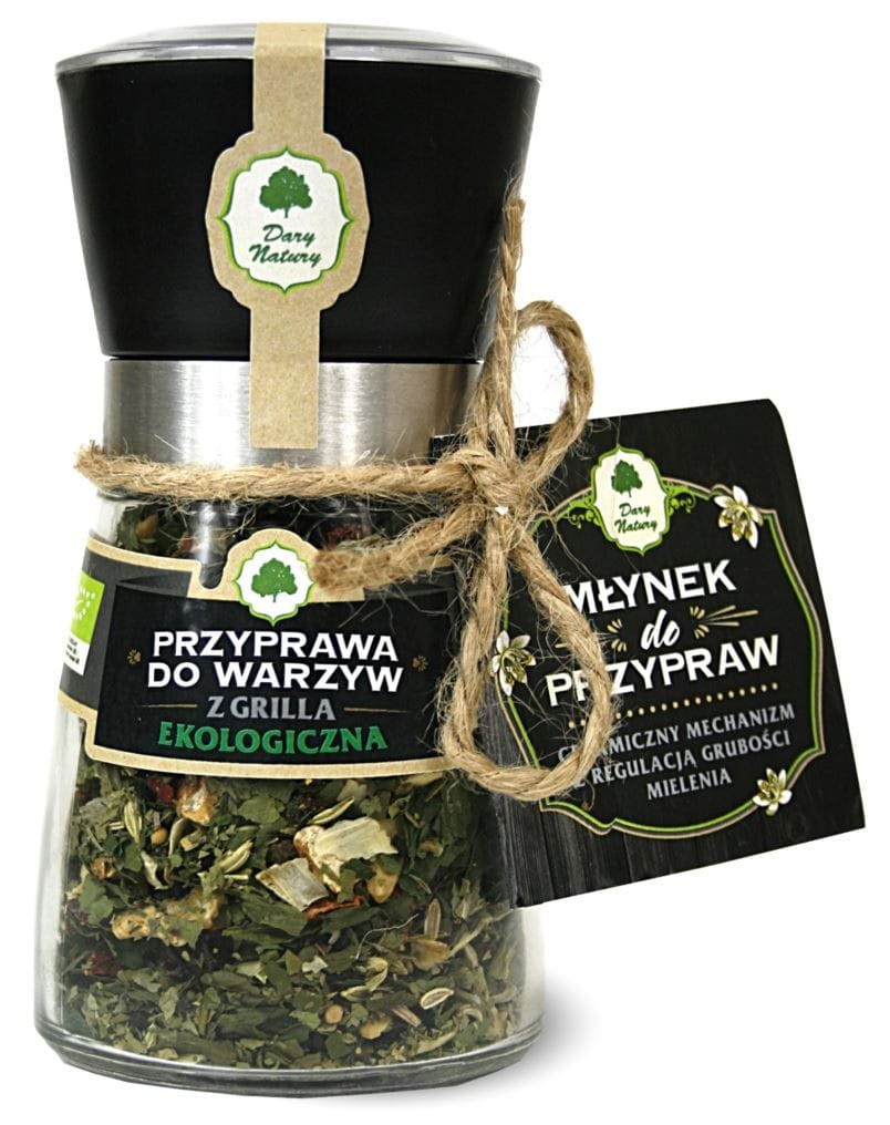 Especias de verduras a la parrilla en un molino BIO 50 g - REGALOS DE LA NATURALEZA