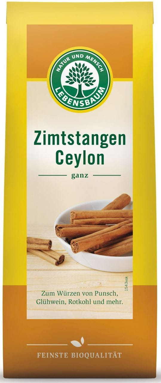 Ceylon Zimtstange BIO (6 Stück) - LEBENSBAUM