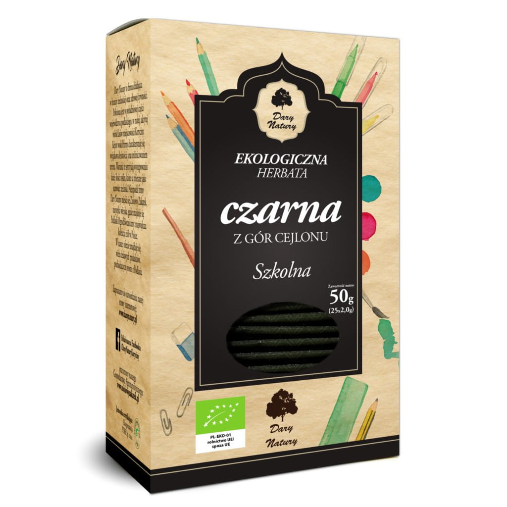 BIO Černý školní čaj (25 x 2 g) - DARY PŘÍRODY