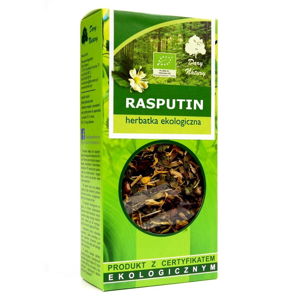 Rasputin BIO Čaj 50 g - DARY PŘÍRODY