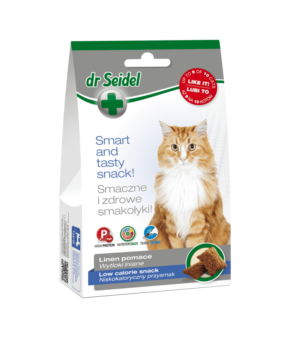Kalorienarme Leckereien für Katzen 50 g - DR SEIDEL