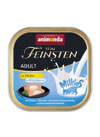 Vom Feinsten Adult Gericht mit Hähnchen- und Milchfüllung 100g - ANIMONDA