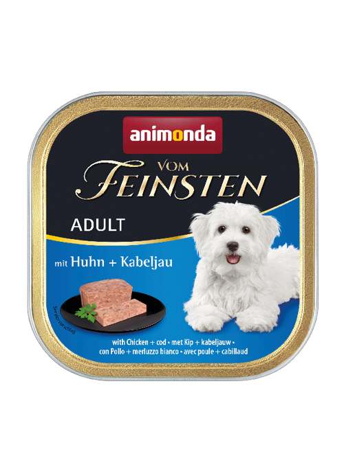 Vom Feinsten Adult Gericht mit Huhn und Kabeljau 150g - ANIMONDA