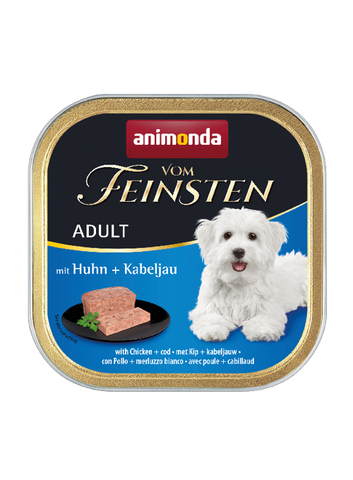 Vom Feinsten Adult Gericht mit Huhn und Kabeljau 150g - ANIMONDA