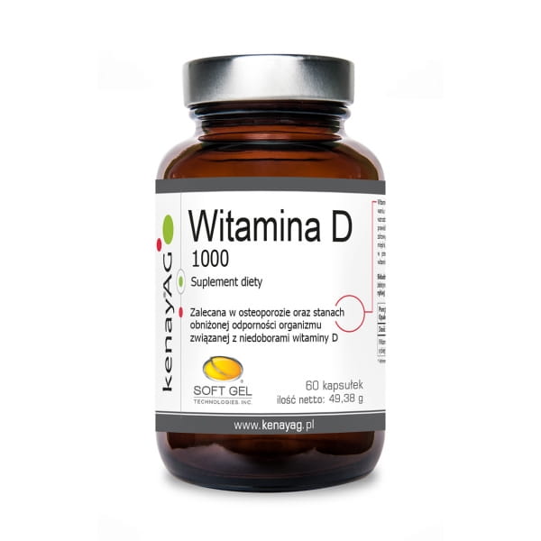 Vitamin D3 1000 IU 60 KENAY kapslí