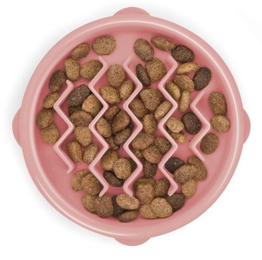 Kunststoff Slow Food Napf XS pink [69754] - FUN FEEDER