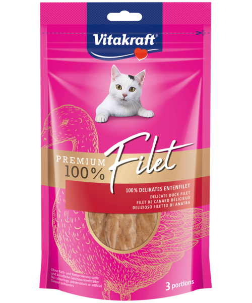 PREMIUM FILET Ente 54g Delikatesse/Katze - VITAKRAFT