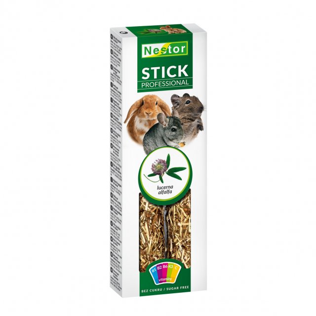 Stick für Nager und Kaninchen Professional - Luzerne 2 Stk. [P-GL] - NESTOR