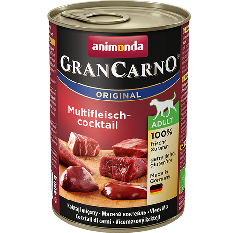 GranCarno Original Adult Dosenmischung aus vier Fleischsorten 400g - ANIMONDA