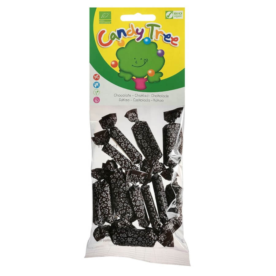 Caramelos sin gluten con sabor a chocolate BIO 75 g - CANDY TREE
