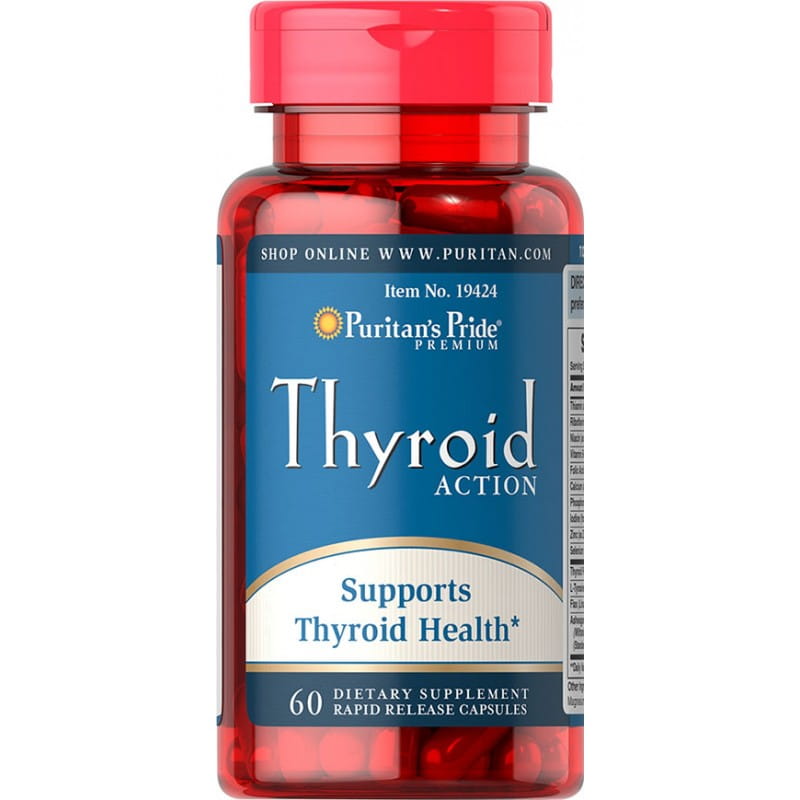 Supporto tiroideo Complesso tiroideo 60 capsule PURITAN'S PRIDE
