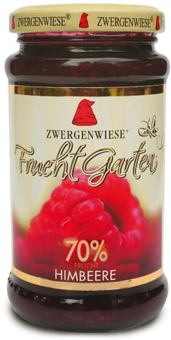 Himbeermousse (70% Frucht) glutenfrei BIO 225 g - ZWERGENWIESE