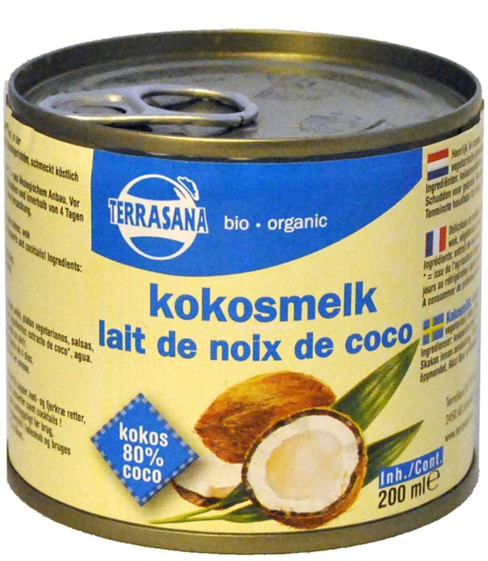 Kokosmilchalternative (22% Fett) BIO 200 ml - TERRASANA