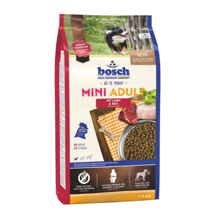 Mini Adult Lamm & Reis 1kg - BOSCH