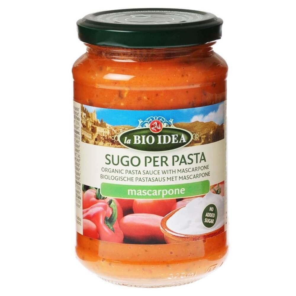 Molho de tomate com Mascarpone BIO 340 g - LA BIO IDEA