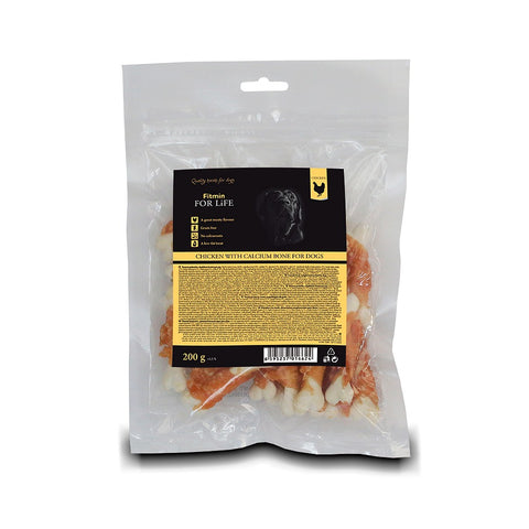 FFL Hundesnack Hühnerknochen 10cm 200g - FITMIN