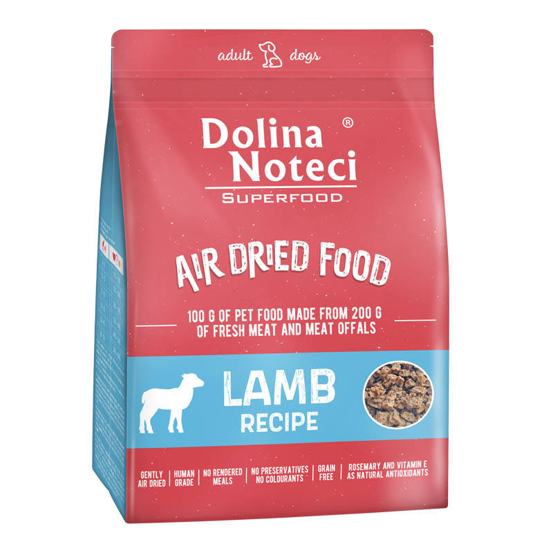 SUPERFOOD Lammgericht Hundetrockenfutter 1kg - DOLINA NOTECI