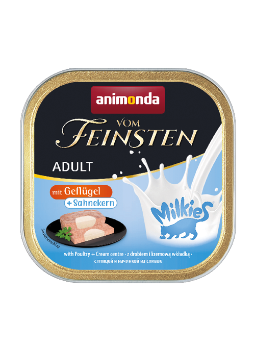 Vom Feinsten Adult Gericht mit Geflügel-Sahne-Füllung 100g - ANIMONDA