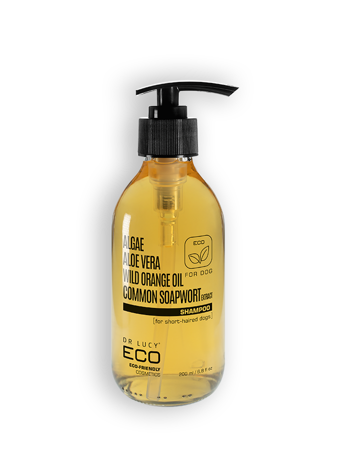 ECO Shampoo für Hunde mit kurzem Haar 200ml - DR LUCY