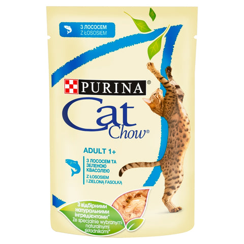 CAT CHOW ADULT GiJ Lachs und grüne Erbsen 85g - PURINA