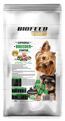 EUPHORIA BREEDER STARTER Mini & Small für Hundemama und ihre Babys mit Lamm 2kg - BIOFEED