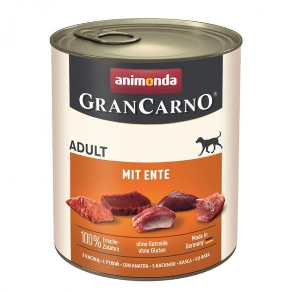 GranCarno Original Adult Dosenschwein mit Ente 800g - ANIMONDA