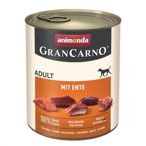 GranCarno Original Adult Dosenschwein mit Ente 800g - ANIMONDA