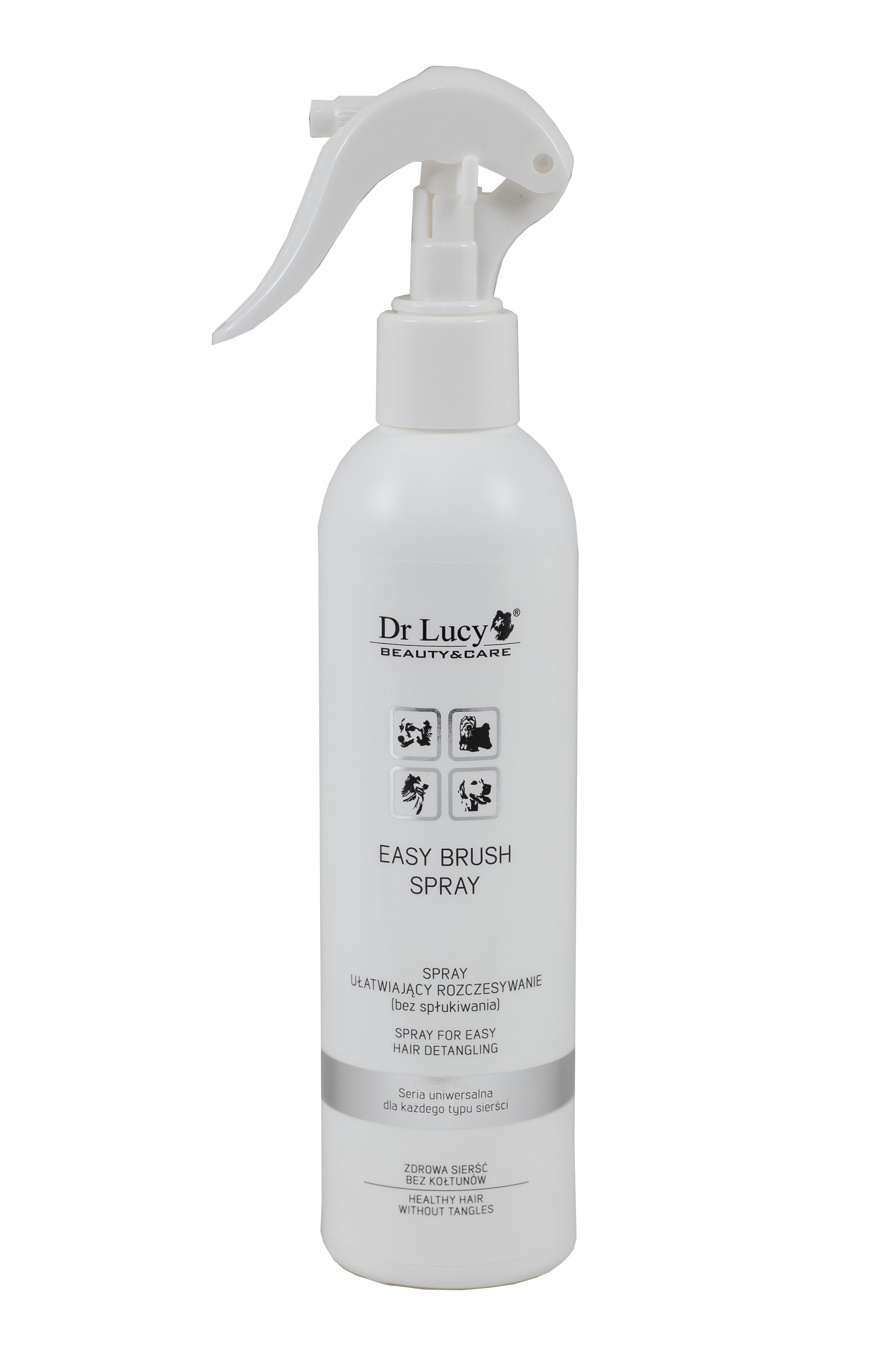 Spray zum Entwirren von verfilztem Haar (ohne Ausspülen) [EASY BRUSH SPRAY] 250 ml - DR LUCY