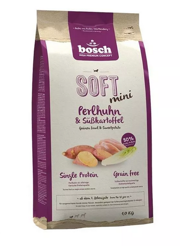 Soft Mini Perlhuhn & Süßkartoffeln 1kg - BOSCH