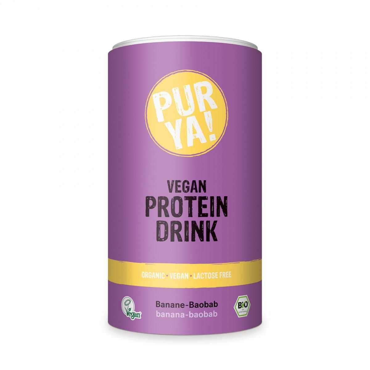 Proteinový nápoj v prášku s červeným banánem a baobabem BIO 550 g - PUR YA!
