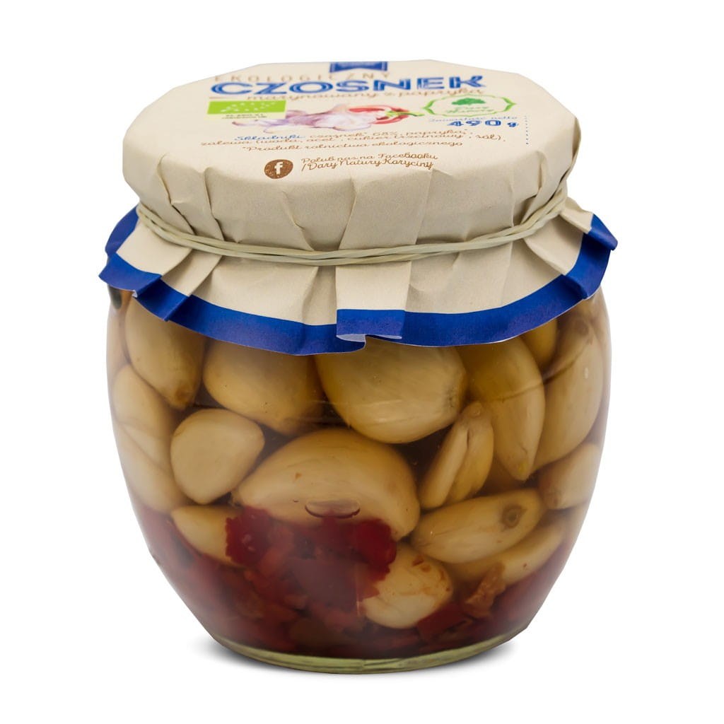 Maustettu valkosipuli paprikaa kanssa BIO 490 g - LUONNON LAHJA