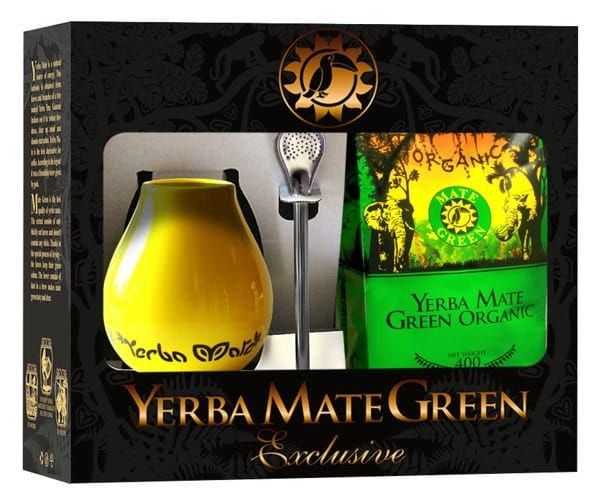Yerba Mate BIO Szett 400 g Matero Bombilla - BIO MATE ZÖLD