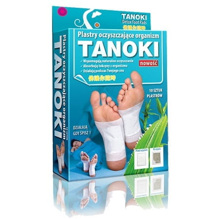 Tanoki Detoxikační náplasti na nohy 10 kusů / balení AURA HERBALS