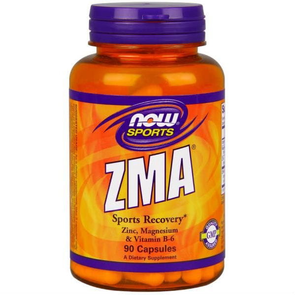 Hořčík, zinek a vitamin B6 ZMA kombinace zinku, hořčíku a vitaminu B6 - 90 kapslí NOW FOODS